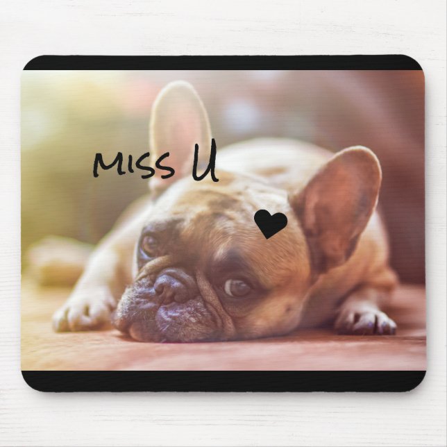 Customise Cute Doggy Mouse Pad (Front)