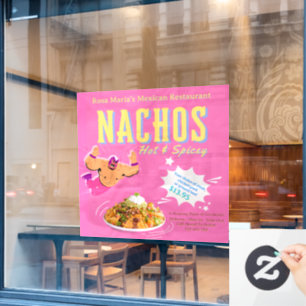 Customise Cute Mexican Restaurant Nachos Promo