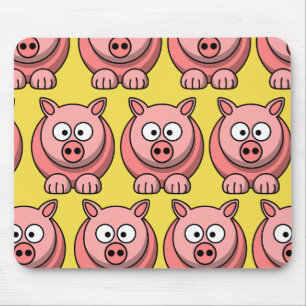 Customise Cute Pig Mousepad for Kids