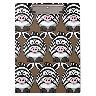 Customise Cute Zebra Clipboard