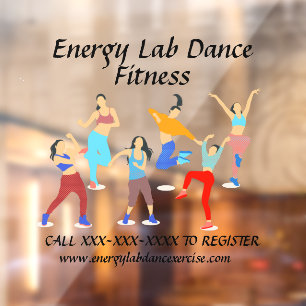 Customise Dance Exercise Fitness Class Front