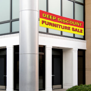 Customise Deep Discount Furniture Sale Large Banner