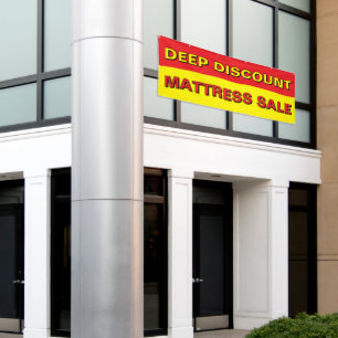 Customise Deep Discount Mattress Sale Large Banner