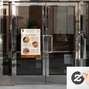 Customise Detailed Bakery Goods Entrance Promo