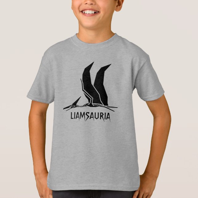 Customise Dinosaur Name Personalise T-Shirt (Front)