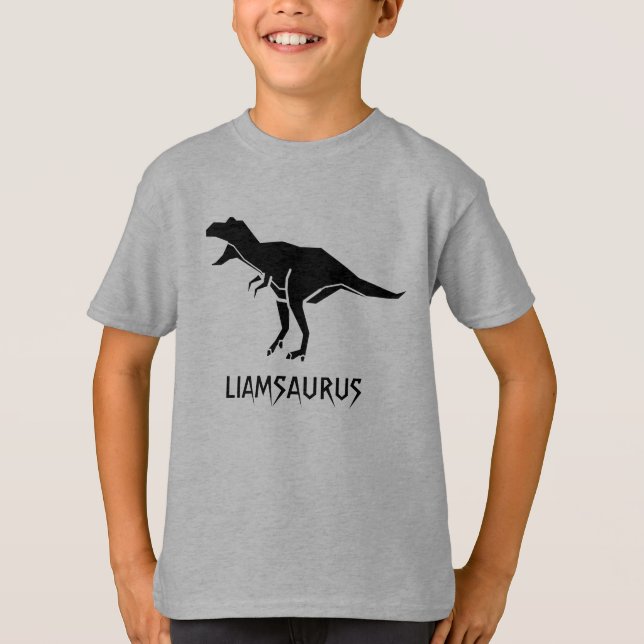 Customise Dinosaur Name Personalise T-Shirt (Front)