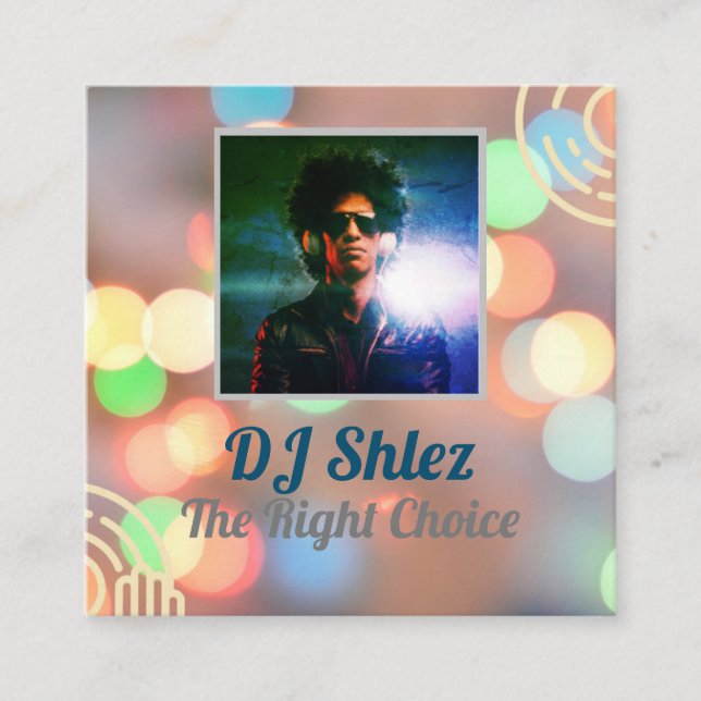 customise DJ business card  (Front)