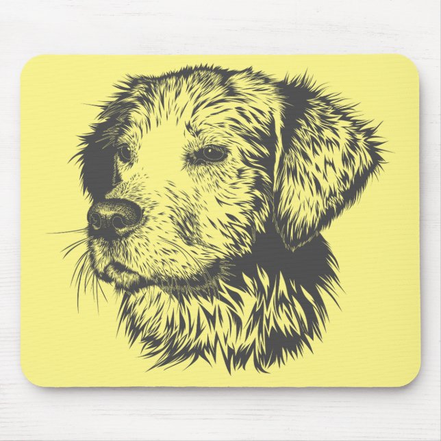 Customise Dog Mouse Pad (Front)