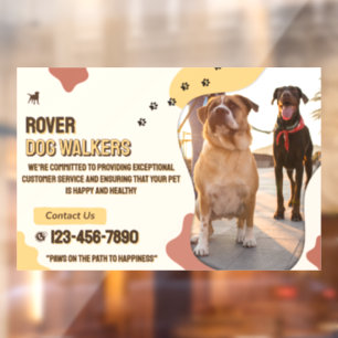 Customise Dog Walking Business Promo 