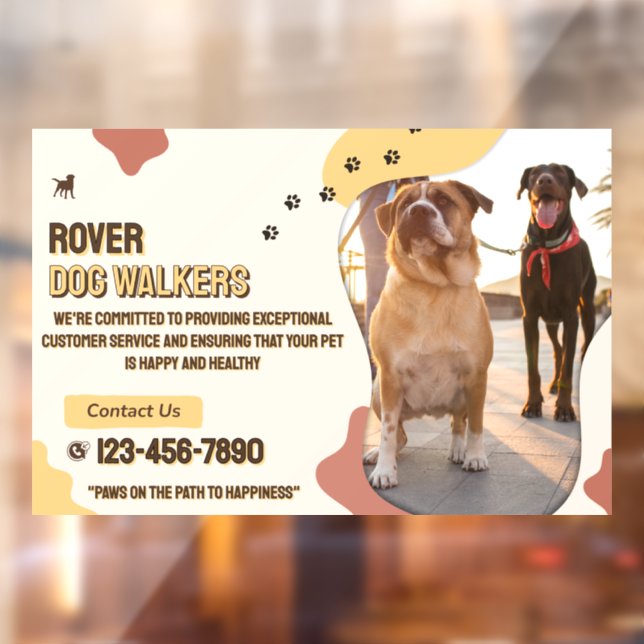 Customise Dog Walking Business Promo  (Sheet 2)