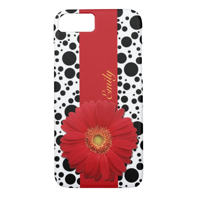 Customise Dots colours and name Case-Mate iPhone Case (Back)