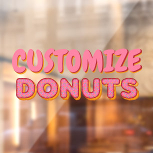 Customise Doughnut Shop Business Front