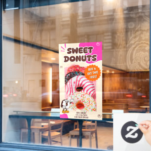 Customise Doughnuts Beige Pink Promotion