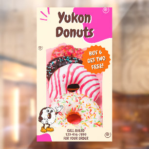 Customise Doughnuts Beige Pink Promotion