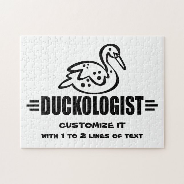 Customise Duck Jigsaw Puzzle (Horizontal)