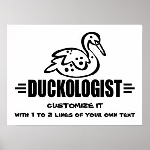 Customise Duck Poster