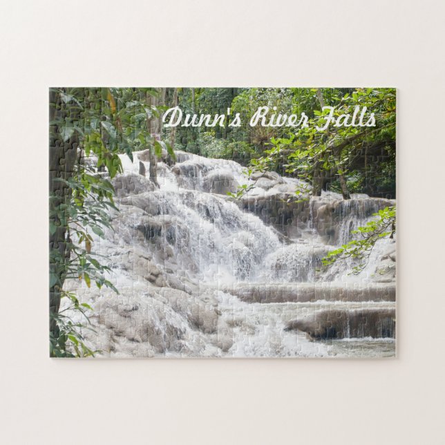 Customise Dunn’s River Falls photo Jigsaw Puzzle (Horizontal)