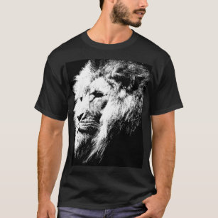 Customise Elegant Modern Pop Art Lion Head T-Shirt