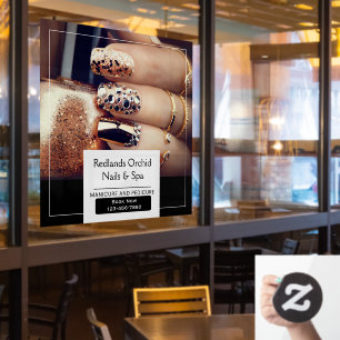 Customise Elegant Nail Salon Promotional