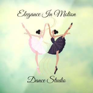 Customise Elegant Pair of Dancing Ballerinas Studi