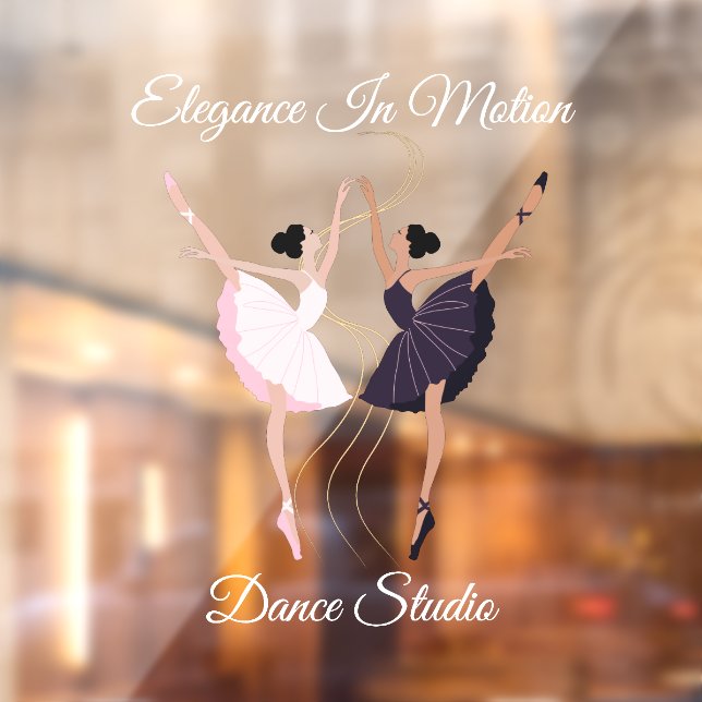 Customise Elegant Pair of Dancing Ballerinas Studi (Sheet 2)