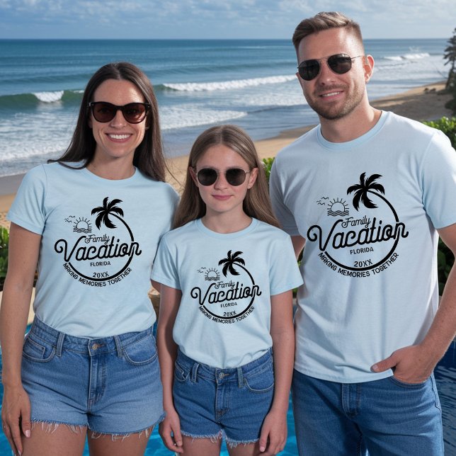 Customise Family Vacation 2025 Family Group Trip T-Shirt (Creator Uploaded)