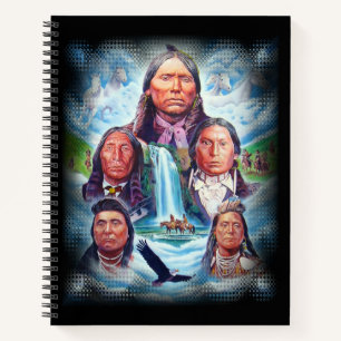 Customise Famous Native Americans Indian Chiefs Notebook