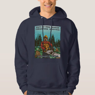 Customise Firewood Sales Business Promotional Hoodie