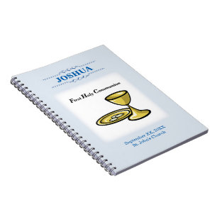 Customise, First Communion Body and Blood Spiral Notebook