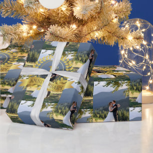 Customise First Wedding Anniversary Celebration  Wrapping Paper