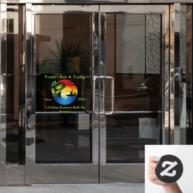 Customise Fishing Bait Tackle Shop Front Door (Office Door)