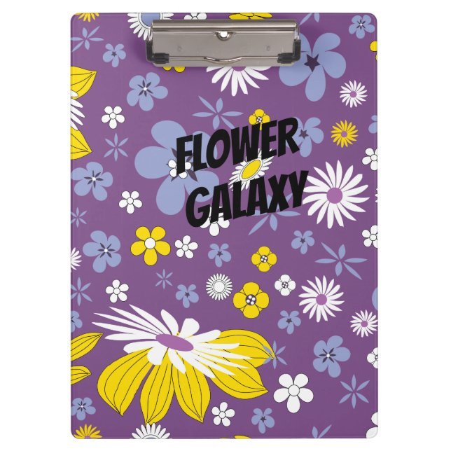 Customise Flower Galaxy Clipboard (Front)