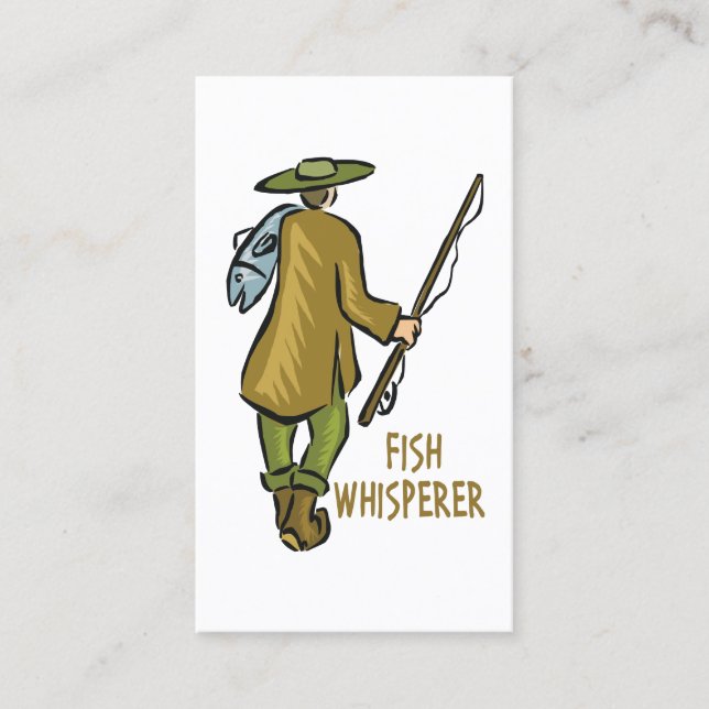 Customise Fly Fishing Business Card (Front)