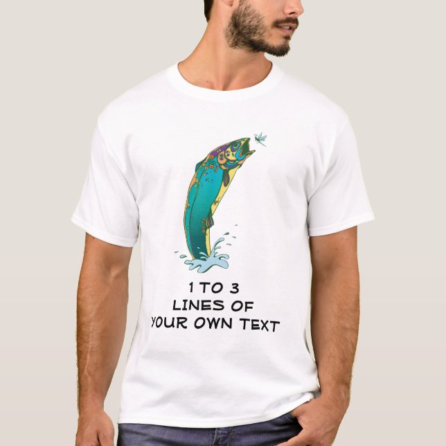 Customise Fly Fishing T-Shirt (Front)