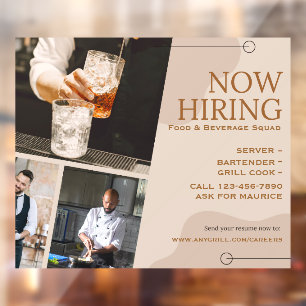 Customise Food Bar Beverage Grill Crew Now Hiring