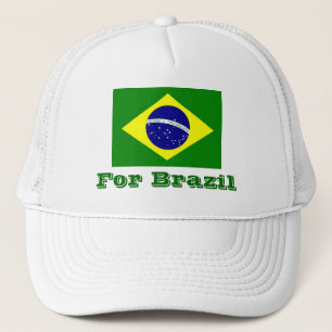Customise For Brazil Olympic flag hat London 2012