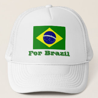 Customise For Brazil Olympic flag hat London 2012