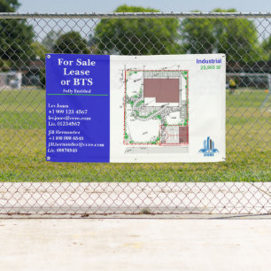 Customise For Sale Lease or BTS Site Drawing Logo Banner