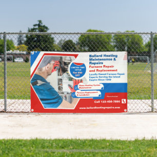 Customise Furnace Heating System Repair  Banner