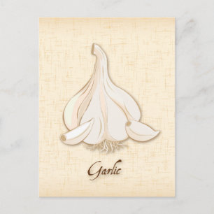 Customise Garlic Postcard