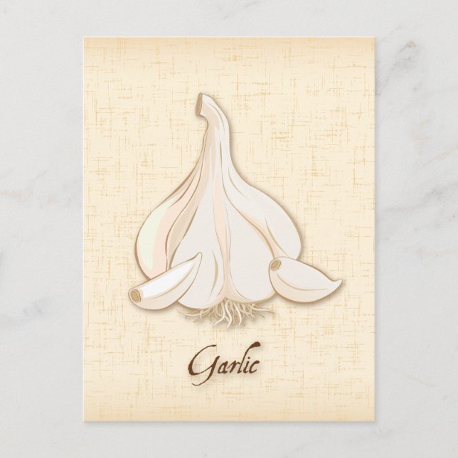 Customise Garlic Postcard (Front)