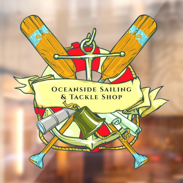 Customise Generic Anchor Oars Nautical Theme (Sheet 2)
