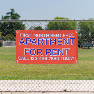 Customise Generic Apartment For Rent Lease Banner