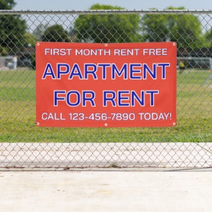 Customise Generic Apartment For Rent Lease Banner