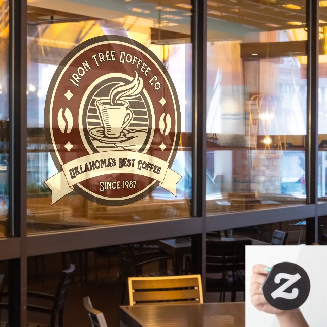 Customise Generic Coffee Shop Rustic Front (Restaurant Window)