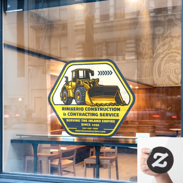 Customise Generic Construction Contracting Busines (Cafe Window)