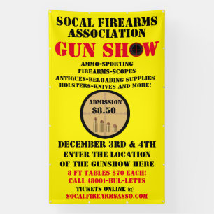 Customise Generic Gun Show Event Detailed  Banner