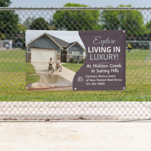 Customise Generic Home For Sale Logo Real Estate Banner