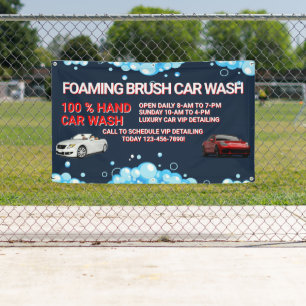 Customise Generic Large Car Wash Business Banner