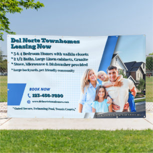 Customise Generic Leasing Townhomes Apartments Banner